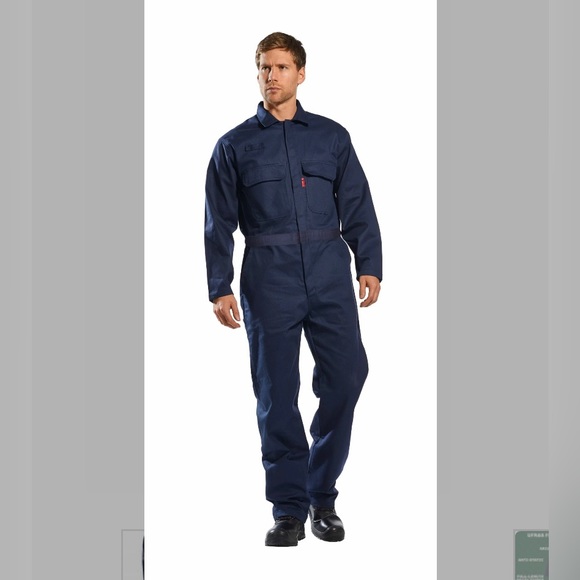 Portwest UFR88, Bizflame 88/12 Flame Resistant Coveralls, XL - Picture 1 of 16